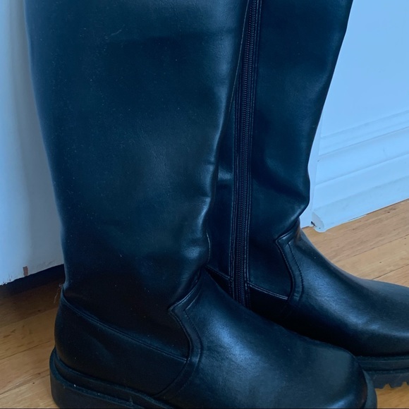 Knee high faux leather boots - Picture 2 of 5